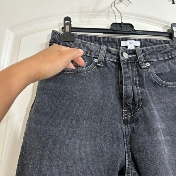BP‎ DISTRESSED MOM JEANS BLACK 26 GRUNGE - Picture 4 of 16
